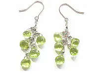 Peridot and 18K Gold Earrings Peridot and 18K Gold Earrings