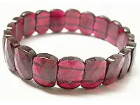 Garnet Faceted Bracelet Garnet Faceted Bracelet