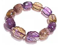 Ametrine Faceted Bracelet Ametrine Faceted Bracelet