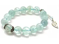 AquaMarine Beads and Silver Bracelet AquaMarine Beads and Silver Bracelet