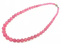 Rose Tourmaline Beads Necklace Rose Tourmaline Beads Necklace