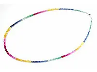 Multicolor Sapphire Necklace Multicolor Sapphire Necklace