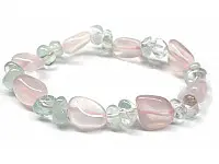 Rose Quartz and Topaz Bracelet Rose Quartz and Topaz Bracelet