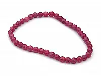 Ruby Faceted Beads Bracelet Ruby Faceted Beads Bracelet