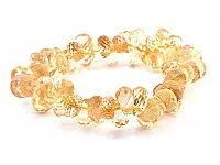 High Quality Oregon Sunstone Faceted Teardrop Bracelet High Quality Oregon Sunstone Faceted Teardrop Bracelet