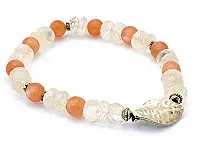 Moonstone and Sunstone Beads Bracelet Moonstone and Sunstone Beads Bracelet
