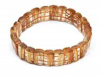 Rutilated Quartz Lamel Bracelet Rutilated Quartz Lamel Bracelet