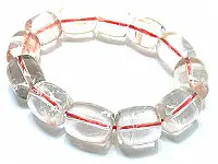 Red Rutilated Quartz Bracelet Red Rutilated Quartz Bracelet