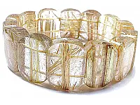 Rutilated Quartz Bracelet Rutilated Quartz Bracelet