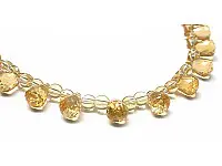 Citrine Faceted Teardrop Necklace Citrine Faceted Teardrop Necklace