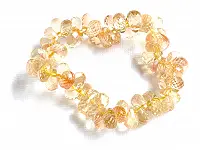 AAA Oregon Sunstone Faceted Teardrop Bracelet AAA Oregon Sunstone Faceted Teardrop Bracelet