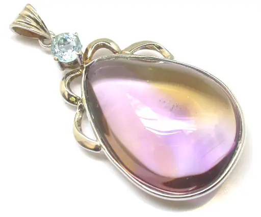 Ametrine in Silver Pendant