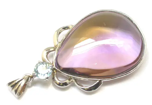 Ametrine in Silver Pendant