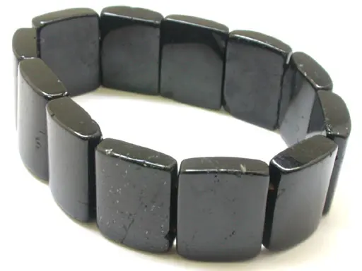 Black Tourmaline Lamel Bracelet