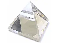 清透白水晶金字塔