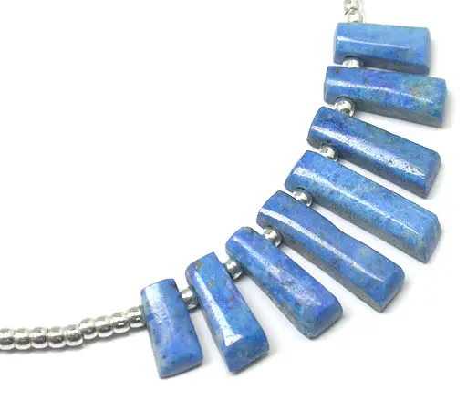 Lapis and Silver Pharaoh Necklace