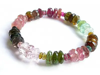 Tourmaline Multi Color Bracelet