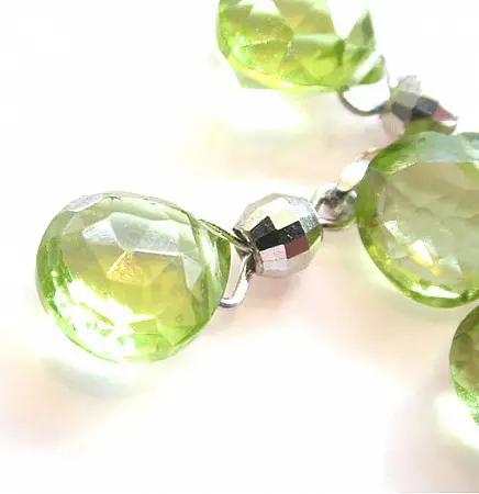 Peridot and 18K Gold Earrings