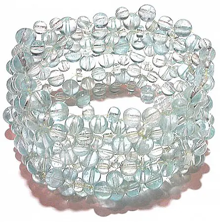 Aquamarine Beads Bracelet