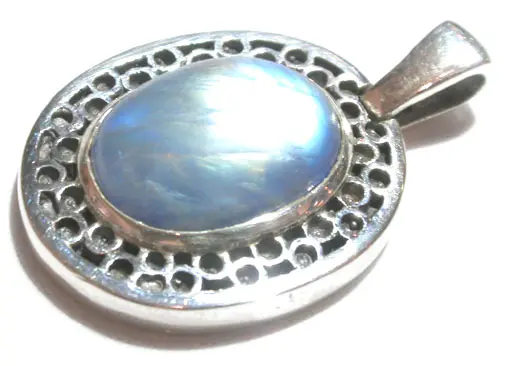 Labradorite in Silver Pendant