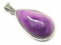 Sugilite in Silver Pendant