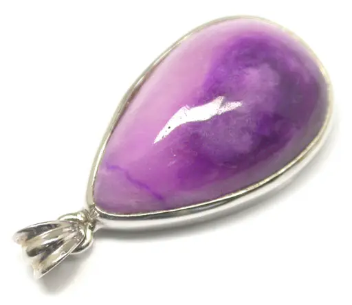 Sugilite in Silver Pendant