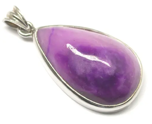 Sugilite in Silver Pendant