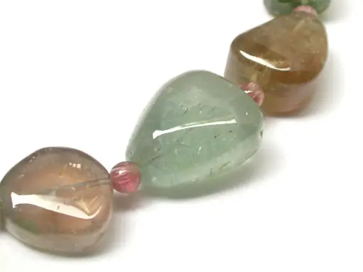 Tourmaline Multi Color Rock Necklace