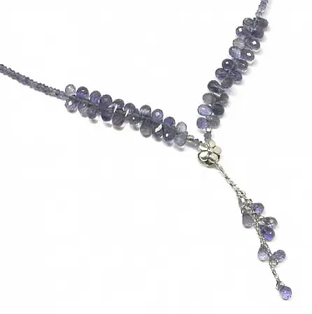 Iolite Faceted Necklace