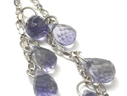 Iolite Faceted Necklace