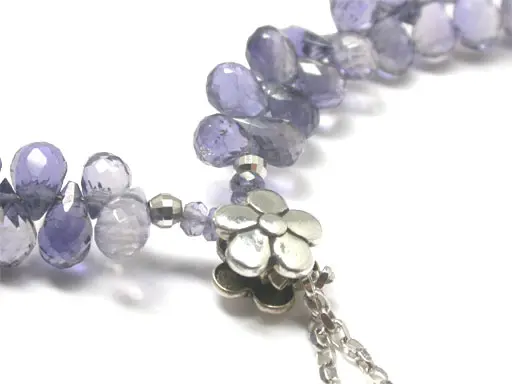 Iolite Faceted Necklace