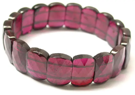 Garnet Faceted Bracelet