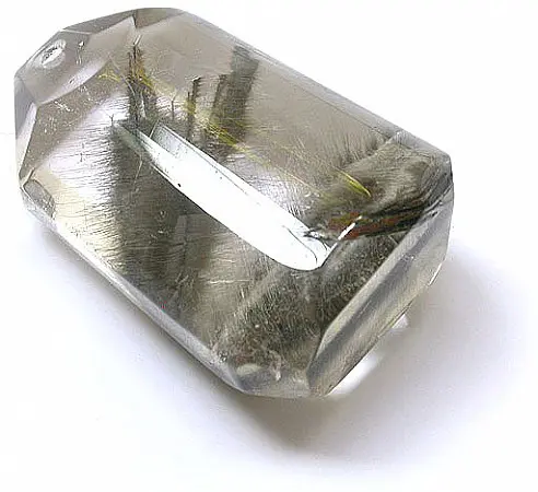 Silver Rutilated Quartz Pendant