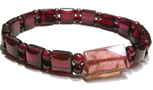 Garnet and Tourmaline Bracelet