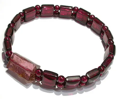 Garnet and Tourmaline Bracelet