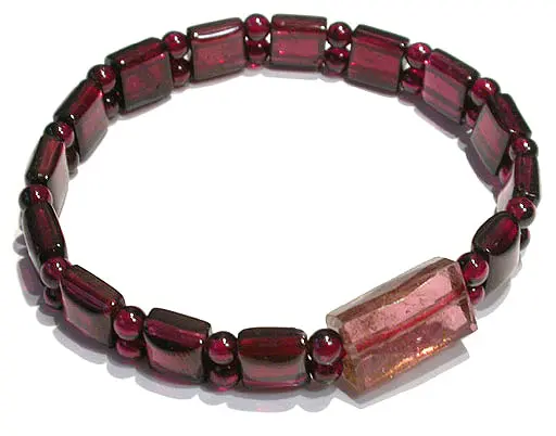 Garnet and Tourmaline Bracelet