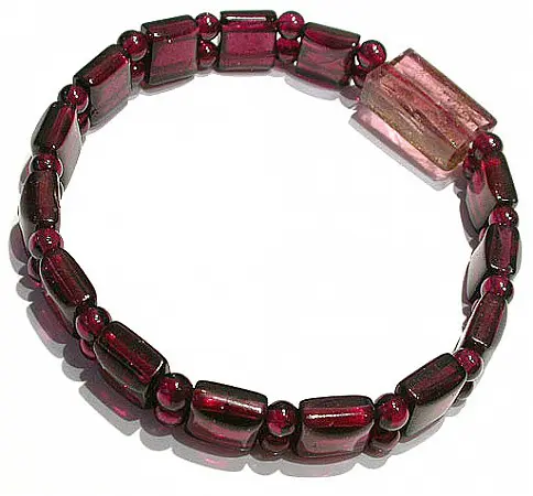 Garnet and Tourmaline Bracelet