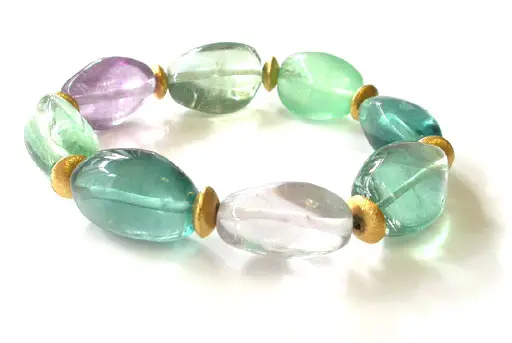 Fluorite with Gold Bracelet