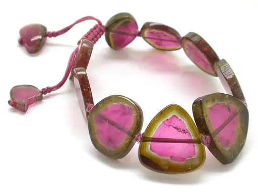 Tourmaline Multi Color Plateaux Bracelet