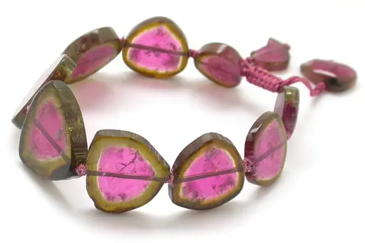 Tourmaline Multi Color Plateaux Bracelet