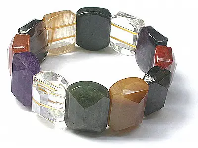 Multi Gem Stone Bracelet