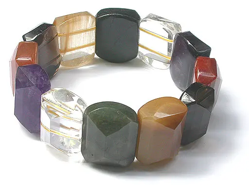 Multi Gem Stone Bracelet