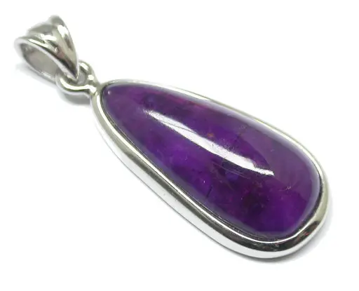 Sugilite Pendant in Silver