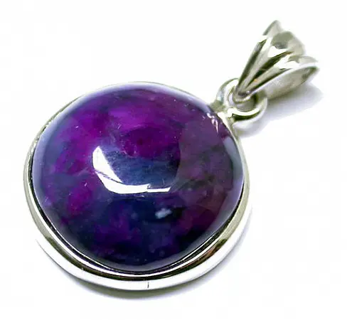 Sugilite Pendant in Silver