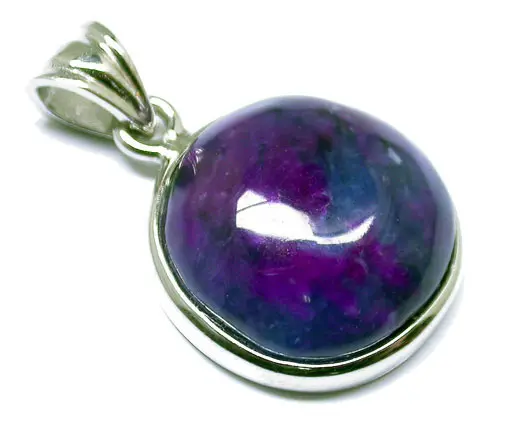 Sugilite Pendant in Silver