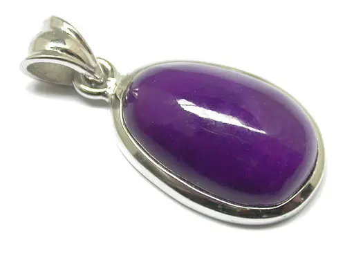 Sugilite Pendant in Silver