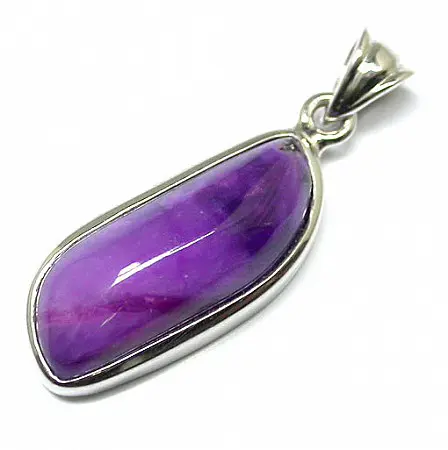 Sugilite Pendant in Silver