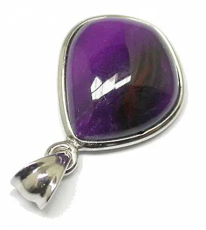 Sugilite Pendant in Silver