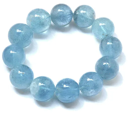 Aquamarine Beads Bracelet