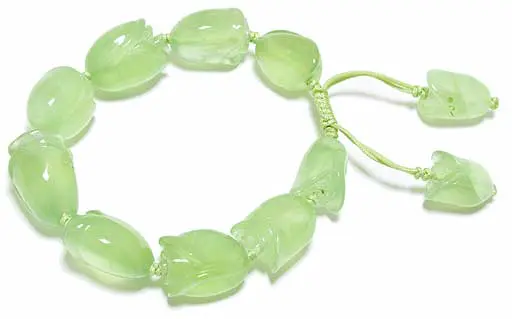 Prehnite in Silver Bracelet